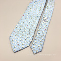 Handmade Silk Custom Print Tie with Self Tipping